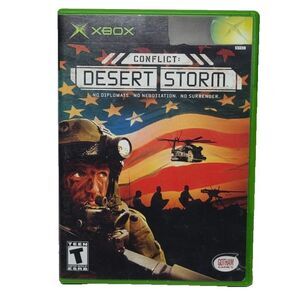 Conflict Desert Storm (Microsoft Original Xbox) Complete CIB Tested